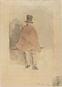 Muž ve vysokém klobouku od Édouard Manet