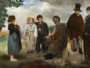 Starý hudebník od Édouard Manet