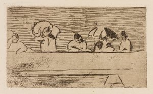 Parapet mostu, deska 5 z časopisu Le Fleuve od Édouard Manet