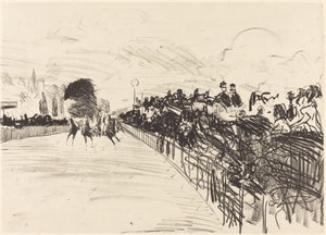 Závody (kurzy Les) od Édouard Manet