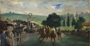 Závody v Longchamp, 1866 od Édouard Manet