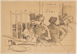 Železniční restaurace, c. 1879. od Édouard Manet