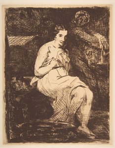 Toaleta, 1862. od Édouard Manet