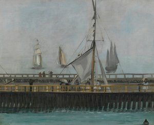 Molo Boulogne-sur-Mer, 1868 od Édouard Manet