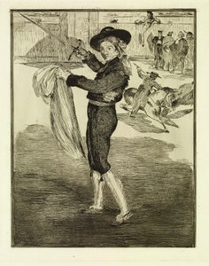 Victorine Meurent v kostýmu espady od Édouard Manet