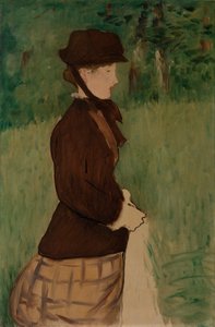 Mladá žena v zahradě, 1879 od Édouard Manet