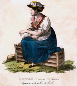 Švýcarka, c1825.