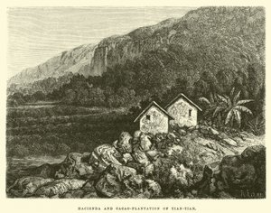 Hacienda a Kakaová plantáž Tian-Tian od Edouard Riou