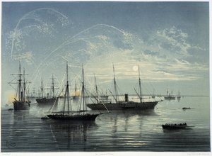 Inaugurace Suezského průplavu G. Nicole. 1869 od Edouard Riou