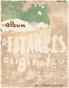 Dítě v koši venku Obal na album originálních tisků, c. 1899. od Edouard Vuillard