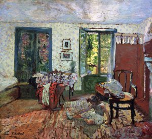 Annette v interiéru; Annette v interiéru, kolem roku 1903 od Edouard Vuillard