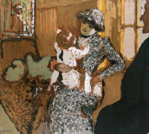 Dítě v bílé zástěře, kolem roku 1909 od Edouard Vuillard