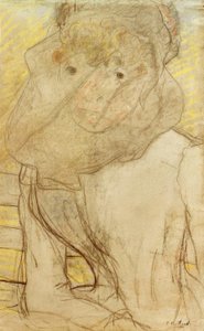 Mladá žena s fialovou od Edouard Vuillard