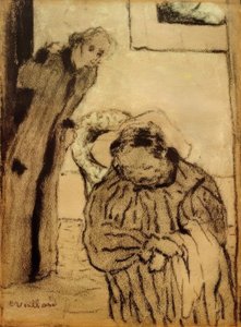 Zdřímnutí nebo rekonvalescence od Edouard Vuillard