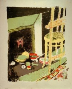 Ohniště od Edouard Vuillard