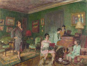 Madame André Wormser a její děti, 1927 od Edouard Vuillard