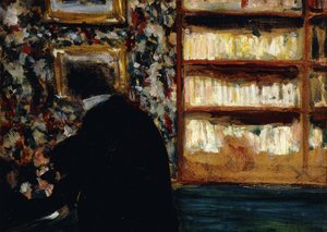 Monsieur Natanson v knihovně od Edouard Vuillard