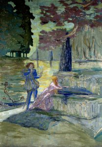 Pelleas et Melisande Ilustrace ke stejnojmenné opeře Clauda Debussyho (1862-1918). Obraz Edouarda Vuillarda (1868-1940) Paříž 20. století, komedie z Champs Elysees od Edouard Vuillard