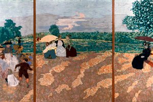 Detail veřejných zahrad, 1894 od Edouard Vuillard