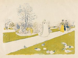 Zahrada Tuileries od Edouard Vuillard