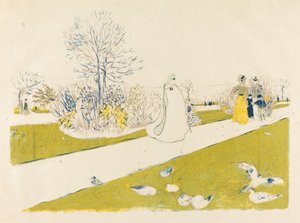 Zahrada Tuileries Zahrada Tuileries, vydaná v roce 1896. od Edouard Vuillard