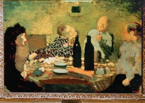 Rodina po jídle od Edouard Vuillard