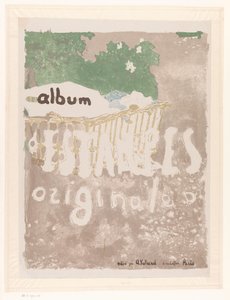 Titelprent voor: Album originálních tisků z galerie Vollard, sv. 2 Album originálních tisků (název na objektu) od Edouard Vuillard