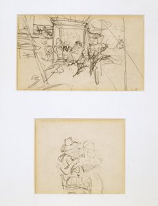 Dvě studie pro stan od Edouard Vuillard