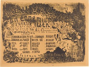 Nepřítel lidu od Edouard Vuillard
