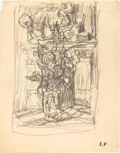 Váza s květinami, 19001901. od Edouard Vuillard
