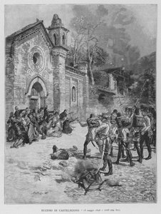 Masakr Castelnuovo od Edouardo Matania
