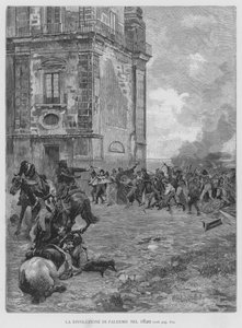 Palermská revoluce v roce 1820 (rytina)