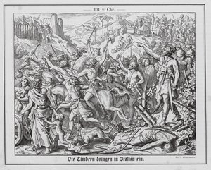 Invaze Cimbrů na římské území