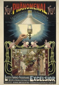Excelsior. Samozápalné žhavící těleso, cca 1895-1900. od Eduard Döcker