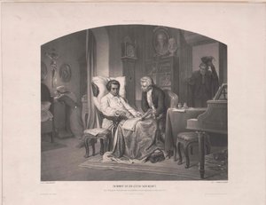 Mozartova smrt, od Eduard Friedrich Leybold