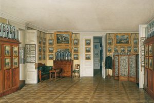 Interiéry Zimního paláce. Komorník císaře Alexandra II., 1874 od Eduard Hau