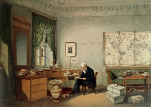 Baron Alexander von Humboldt (1769-1859) ve své studii