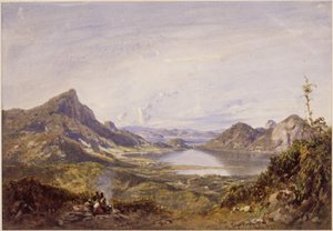 Jezero Rodrigo de Freitas. Rio de Janeiro od Eduard Hildebrandt