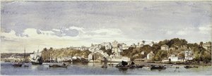 Panorama města Bahia od Eduard Hildebrandt