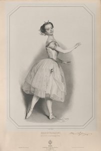 Portrét baletky Marie Taglioni 1804-1884 jako Satanella, 1853.