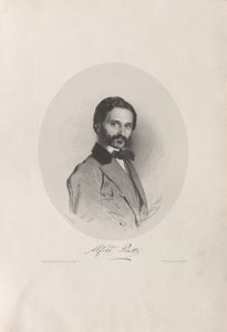 Portrét violoncellisty a skladatele Alfreda Piattiho 1822-1901, 1858.
