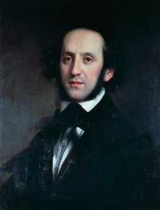 Portrét skladatele a dirigenta Felixe Mendelssohna (Hamburg