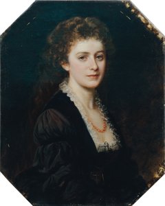 portrét dámy od Eduard Ritter von Engerth
