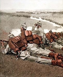 Near Dieuze, ilustrace z německého časopisu, 