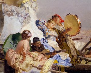 Nová píseň se slovy a hudbou, Edoardo Dalbono, detail od Eduardo Dalbono