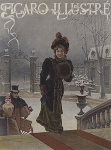 Pro Miminka. Obálka Le Figaro Illustre, leden 1893 (chromotypograf)