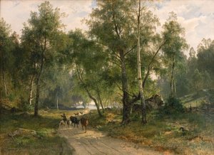 Pod Břízami. Motiv od Mälaren od Edvard Bergh
