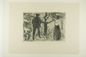 Adam a Eva od Edvard Munch