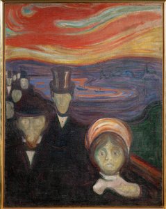 Úzkost (olej na plátně) od Edvard Munch