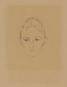 Ze sbírky „Z domu Maxe Lindeho“: Marie Linde od Edvard Munch
